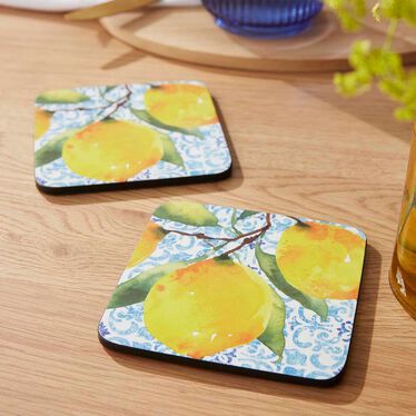 Amalfi Lemons Set of 6 Coasters
